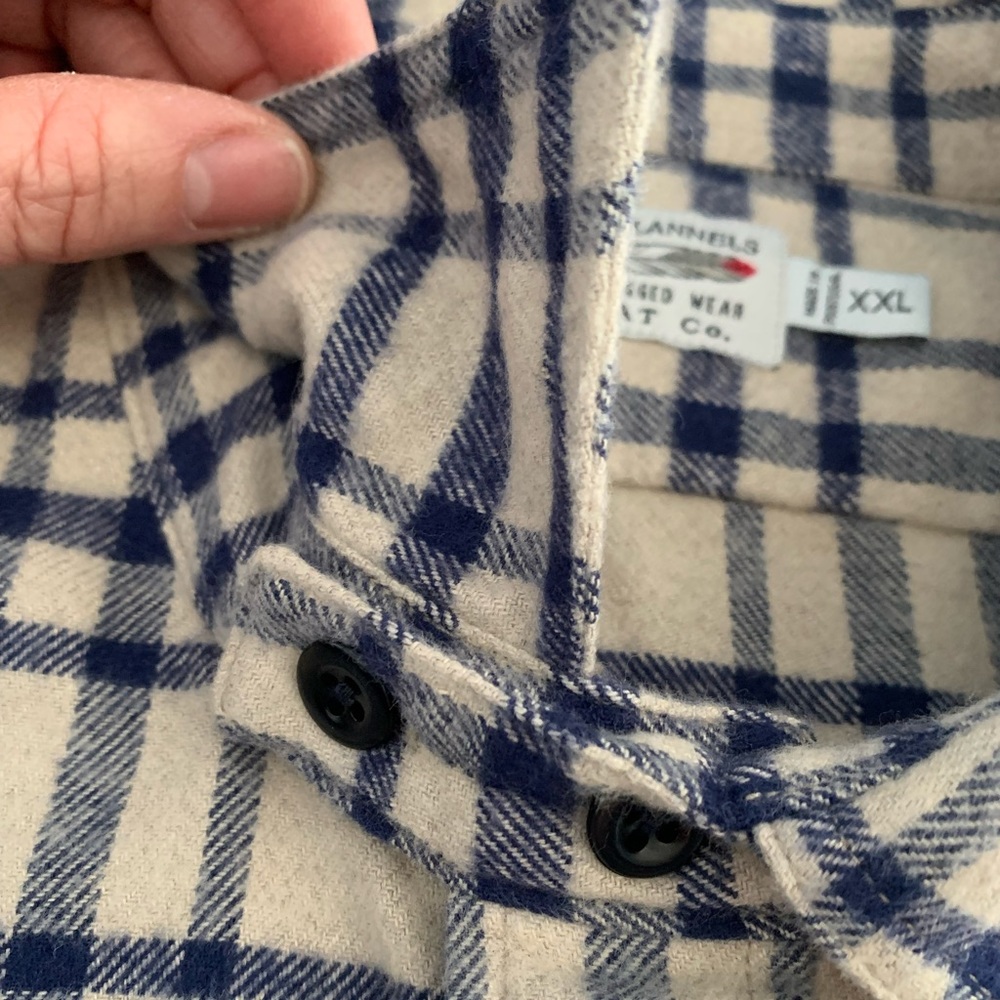 Guideboat Red Feathers Soft Flannel Pattern Shirt… - image 4